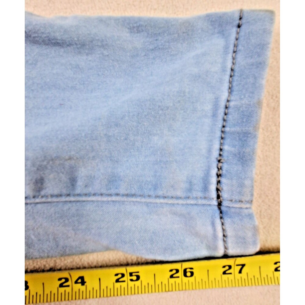 Wax Jeans Butt I Love You Womens Skinny Jeans 1 Light Wash Stretch Denim - Picture 12 of 13